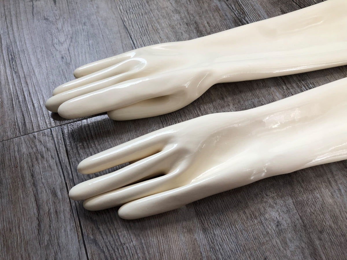 Cream evening clearance gloves